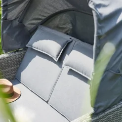 Loungeinseln*SIENA GARDEN Tivas Loungeinsel | Rattangeflecht stone-grey