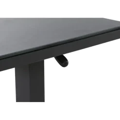 Beistelltische*SIENA GARDEN Toreno Beistelltisch höhenverstellbar | Glas dark concrete