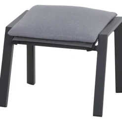 Gartenhocker*SIENA GARDEN Valencia Hocker | RANOTEX® dunkelgrau