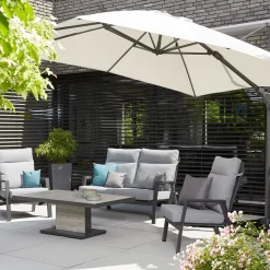 Loungemöbel*SIENA GARDEN Valencia Move Loungesofa | 2-Sitzer | RANOTEX® dunkelgrau