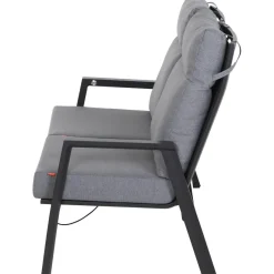Loungemöbel*SIENA GARDEN Valencia Move Loungesofa | 2-Sitzer | RANOTEX® dunkelgrau