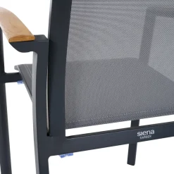 Stapelsessel*SIENA GARDEN Velia Stapelsessel | RANOTEX® schwarz-grau