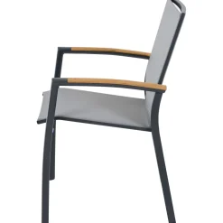 Stapelsessel*SIENA GARDEN Velia Stapelsessel | RANOTEX® schwarz-grau