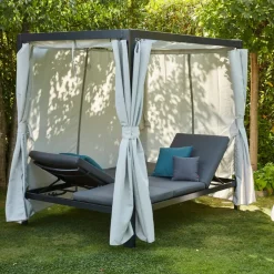 Loungeinseln*SIENA GARDEN Waikiki Sofabett | RANOTEX® grau