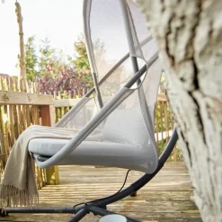 Hängesessel*SIENA GARDEN Yobaya Hängekorb | Polyester Air-Mesh easy grey