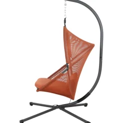 Hängesessel*SIENA GARDEN Yobaya Hängekorb-Set | Polyester Air-Mesh relaxed red